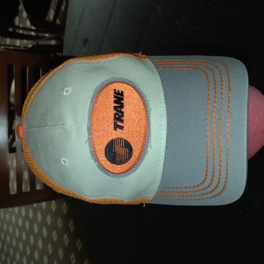 Trane Stitched Patch Trucker Mesh Snapback Hat Cap - image 2